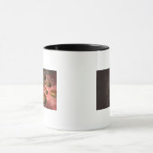 ハンバーガーが付いている血管のイラストレーション マグカップ (中央)