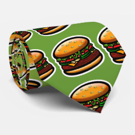 ハンバーガーが大好き! ネクタイ