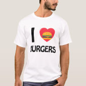 ハンバーガーが大好き Tシャツ (正面)