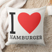 ハンバーガーが好き クッション (ブランケット)