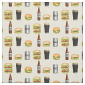 ハンバーガーとビール ファブリック (見本)