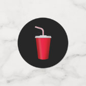 ハンバーガーとフライスかわいいパーティー紙吹雪 コンフェッティ (スモール正面)