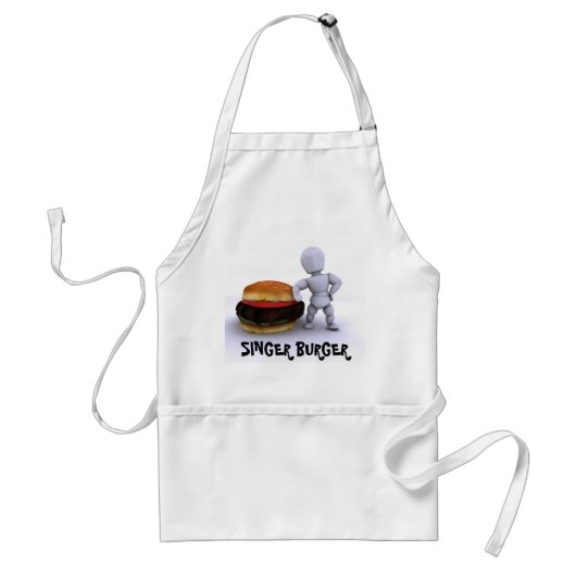 ハンバーガーのエプロン スタンダードエプロン (正面)