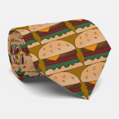 ハンバーガーのタイ ネクタイ (ロール)
