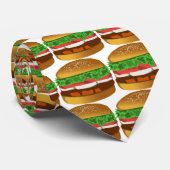 ハンバーガーのタイ ネクタイ (ロール)