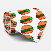 ハンバーガーのタイ ネクタイ (ロール)