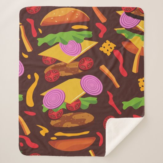 ハンバーガーのチーズバーガー シェルパブランケット (正面)
