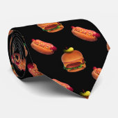 ハンバーガーのドッグネクタイ ネクタイ (ロール)