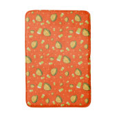 ハンバーガーのパターン バスマット (正面縦)