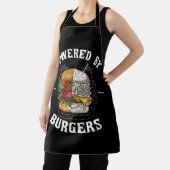 ハンバーガーのファストフード好きビーフバーガーFas エプロン (インサイチュ)