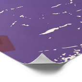 ハンバーガーのヴィンテージ食べ物のポスターを手に入れる。 ポスター (角)