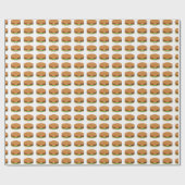 ハンバーガーの包装紙 ラッピングペーパー (フラット)