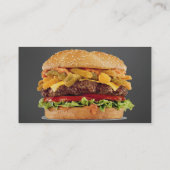 ハンバーガーの店 名刺 (裏面)