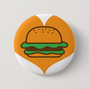 ハンバーガーの恋人 缶バッジ