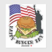 ハンバーガーの日 シール (シート)