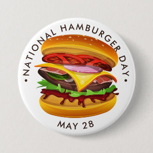 ハンバーガーの日 缶バッジ