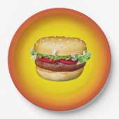 ハンバーガーの時間 ペーパープレート (正面)