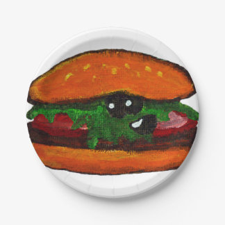 ハンバーガーの紙皿 ペーパープレート