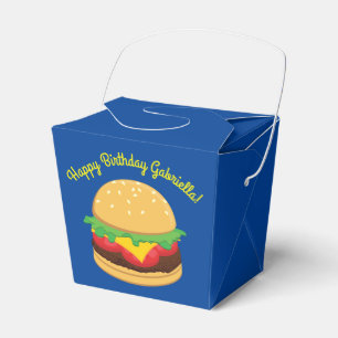 ハンバーガーの誕生日パーティー,バーガーのお気に入り フェイバーボックス