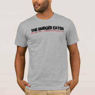 ハンバーガーの食べる人 Tシャツ