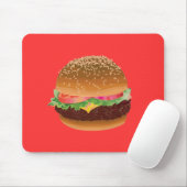 ハンバーガーのmousepad マウスパッド (マウス)