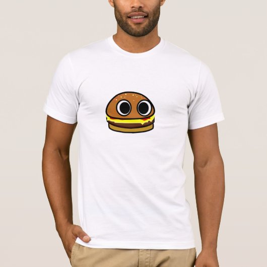 ハンバーガーのTシャツ Tシャツ (正面)