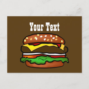 ハンバーガーはがき ポストカード