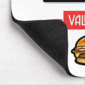 ハンバーガーは私のバレンタイン マウスパッド (コーナー)