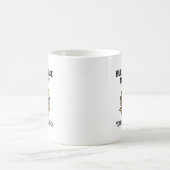 ハンバーガーは私を幸せにする コーヒーマグカップ (中央)