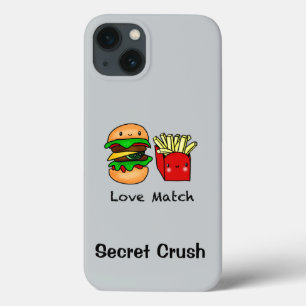 ハンバーガーやフライドポテトのように一緒に行パーソナライズされたく iPhone 13ケース