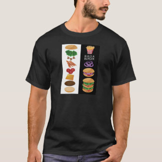 ハンバーガーを造って下さい Tシャツ