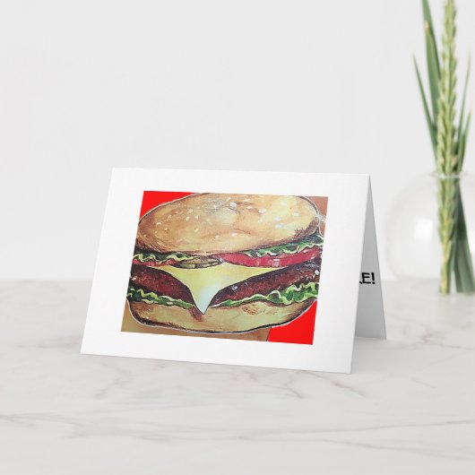 ハンバーガーズメリークリスマス シーズンカード (正面)