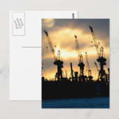 ハンバーガーハーフェンSonenuntergang – ハンブルク ポストカード (正面/裏面)