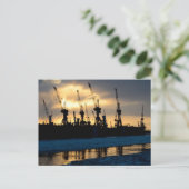 ハンバーガーハーフェンSonenuntergang – ハンブルク ポストカード (スタンド正面)