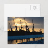 ハンバーガーハーフェンSonenuntergang – ハンブルク ポストカード (正面/裏面)