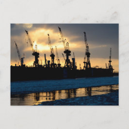 ハンバーガーハーフェンSonenuntergang – ハンブルク ポストカード