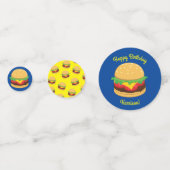 ハンバーガーバースデーパーティードバーガー コンフェッティ (裏面)