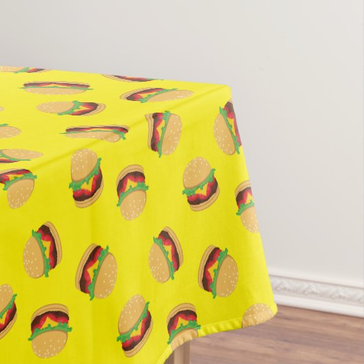ハンバーガーバースデーパーティーバーガーテーブルクロス テーブルクロス (インサイチュ)