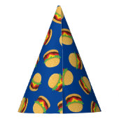 ハンバーガーバースデーパーティーバーガーハット パーティーハット (裏面)