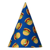 ハンバーガーバースデーパーティーバーガーハット パーティーハット (左)