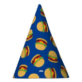 ハンバーガーバースデーパーティーバーガーハット パーティーハット (右)