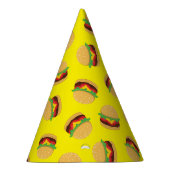 ハンバーガーバースデーパーティーバーガーハット パーティーハット (右)