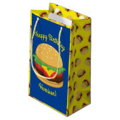 ハンバーガーバースデーパーティーバーガー スモールペーパーバッグ (裏面アングル)