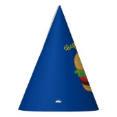 ハンバーガーバースデーパーティーバーガー パーティーハット (左)