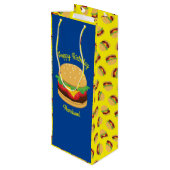 ハンバーガーバースデーパーティーバーガー ワインギフトバッグ (裏面アングル)