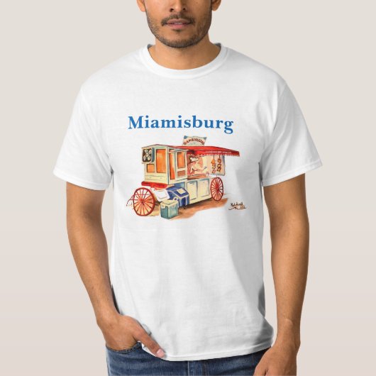 ハンバーガーワゴンMiamisburgのTシャツ Tシャツ (正面)