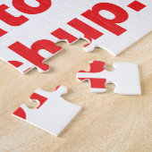 ハンバーガー及び揚げ物及びトマト・ケチャップ ジグソーパズル (側面)