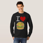 ハンバーガー大好きチーズバーガー Tシャツ (正面フル)