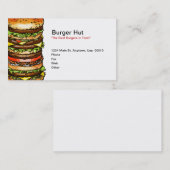 ハンバーガー小屋 名刺 (正面/裏面)