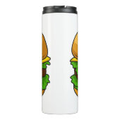 ハンバーガー漫画イラストレーション タンブラー (裏面)